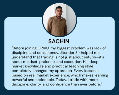Verified ORIVU student testimonial card